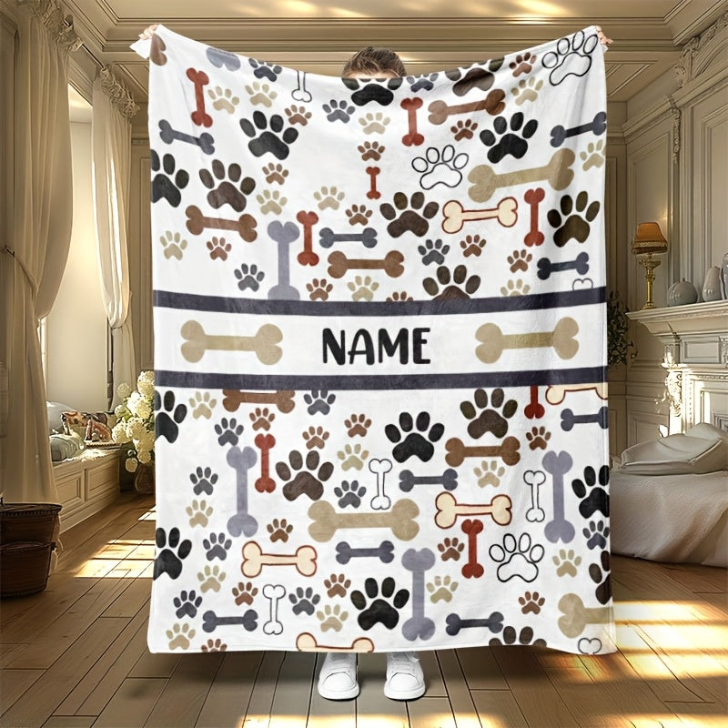 Custom Family Throw Blanket - Personalized Photo Print