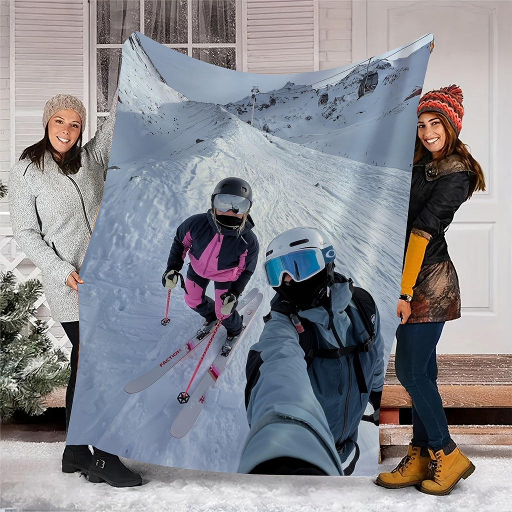 Custom Picture Home Blanket - Meaningful Family Gift