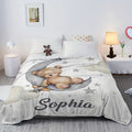 Custom Family Heritage Blanket for Grandma - Personalized Cozy Gift