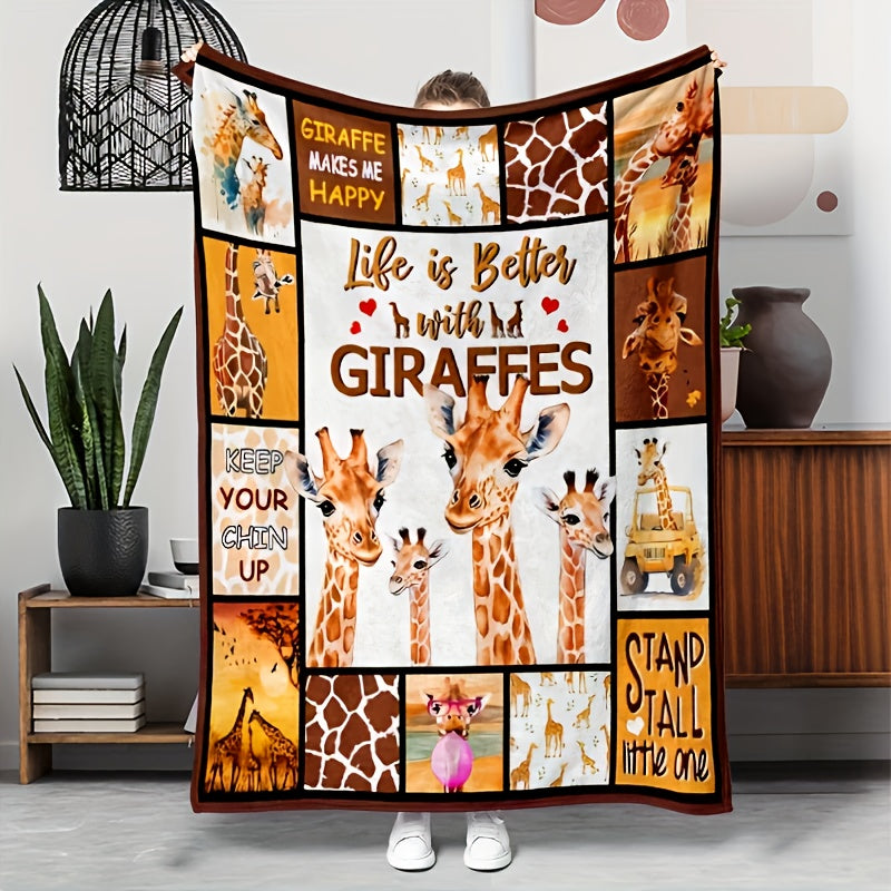 Personalized Family Love Throw for Grandpa - Custom Picture Blanket