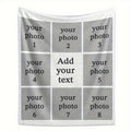 Personalized Family Photo Throw - Warm Memory Keepsake