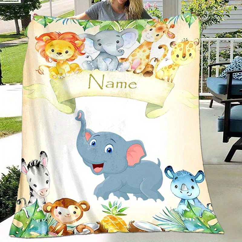Personalized Printed Photo Blanket - Family Memory Decor