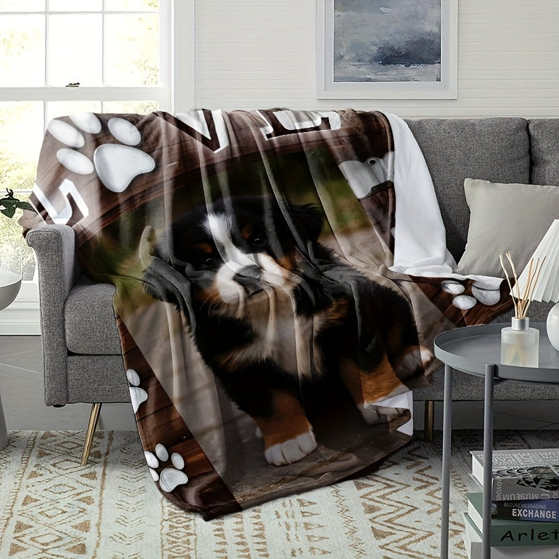 Personalized Grandpa Story Blanket - Custom Keepsake Family Gift