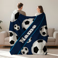 Custom Father Memory Throw - Personalized Family Picture Blanket
