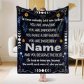 Custom Dad Story Blanket - Personalized Family Photos and Moments