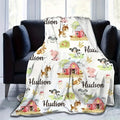 Custom Couple Comfort Blanket - Personalized Pictures for Cozy Evenings