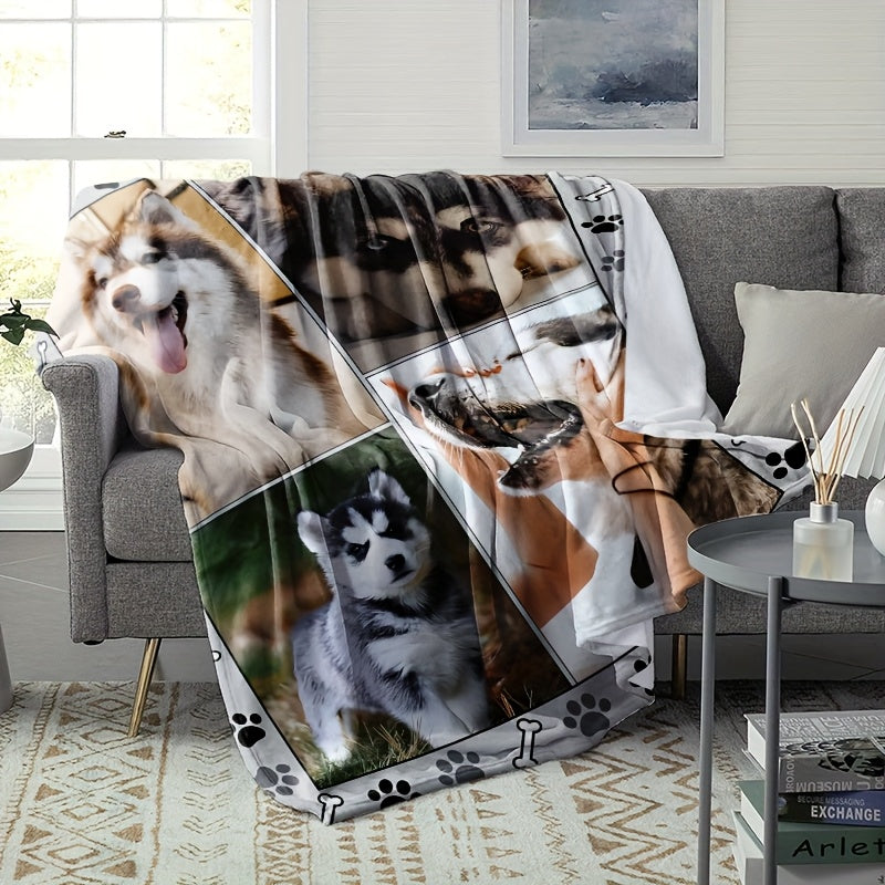 Personalized Grandma Keepsake Throw - Custom Family Memory Collection