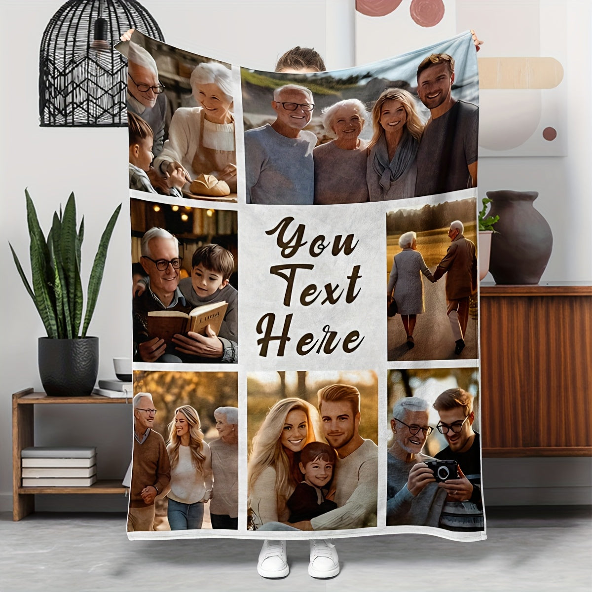 Personalized Home Comfort Blanket - Soft Photo Design