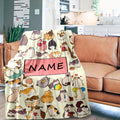 Custom Milestone Keepsake Blanket - Personalized Cozy Retirement Gift