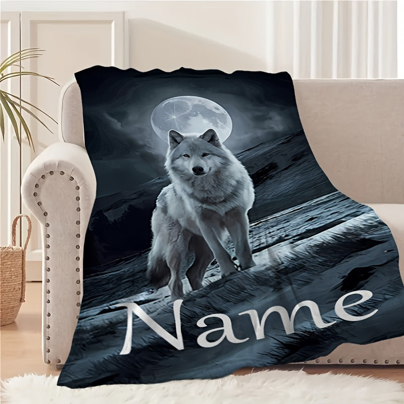 Personalized Grandma Story Throw - Custom Picture Memory Blanket