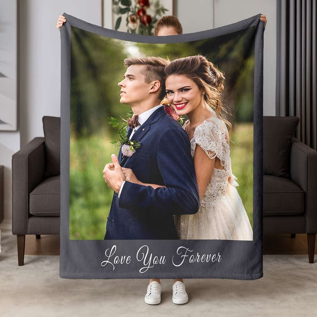 Custom Picture Gift Blanket - Warm and Thoughtful