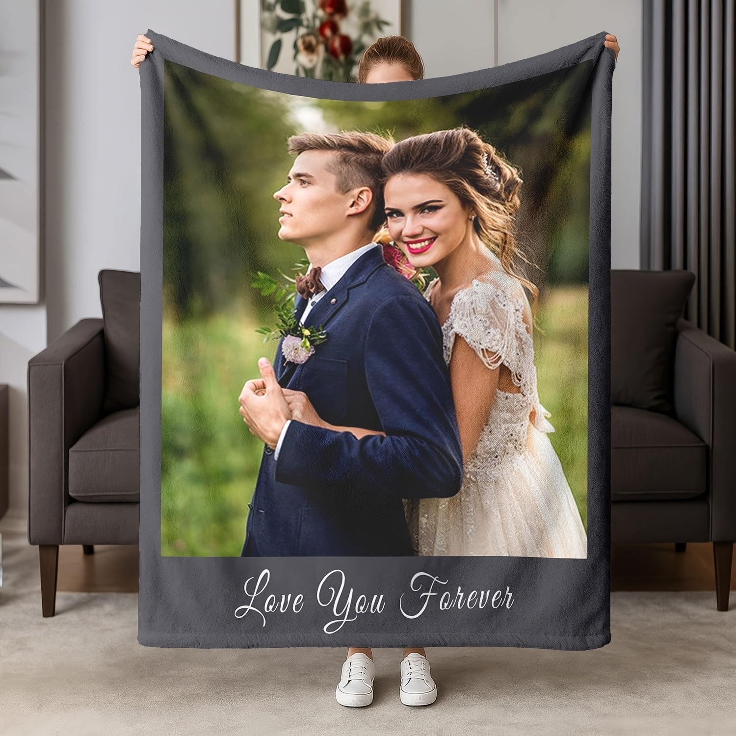 Custom Picture Gift Blanket - Warm and Thoughtful