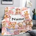 Personalized Grandfather Memory Blanket - Custom Family Photo Throw