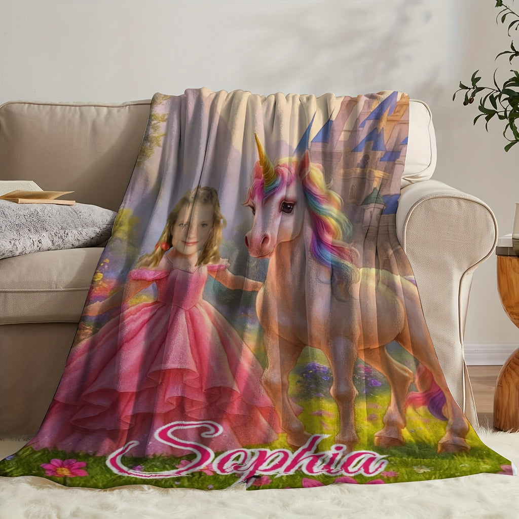 Personalized Friend Memory Throw - Custom Photos and Meaningful Moments