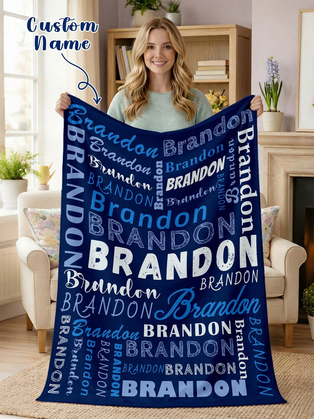 Custom Picture Blanket - Personalized Photo Throw for Home and Gift Giving