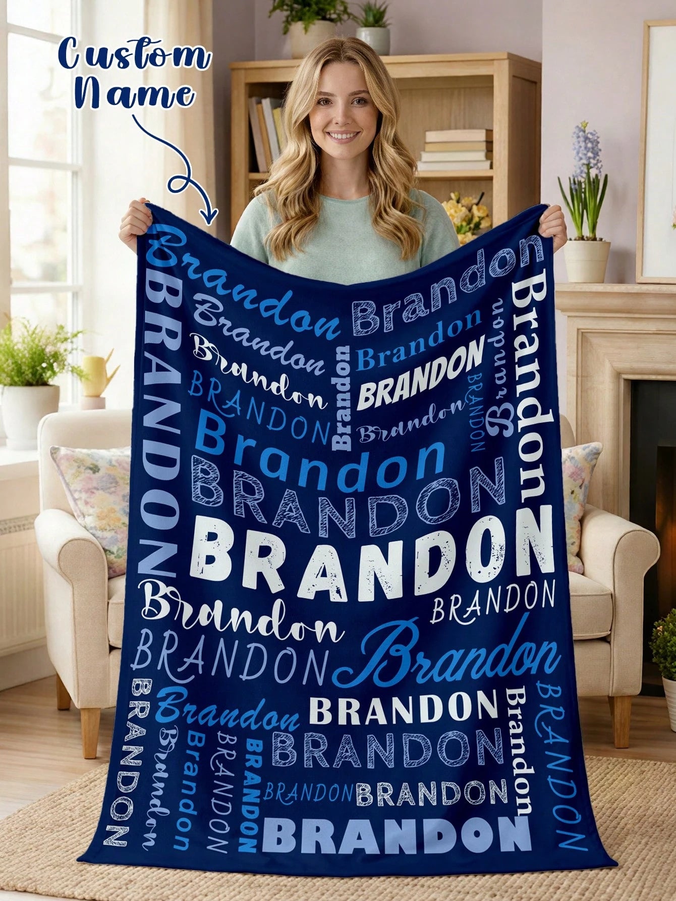 Custom Picture Blanket - Personalized Photo Throw for Home and Gift Giving