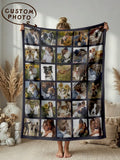 Personalized Photo Blanket - Soft Custom Throw with Your Favorite Memories