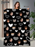Custom Flannel Blanket - Soft Personalized Throw for Sofa, Bed and Home Use