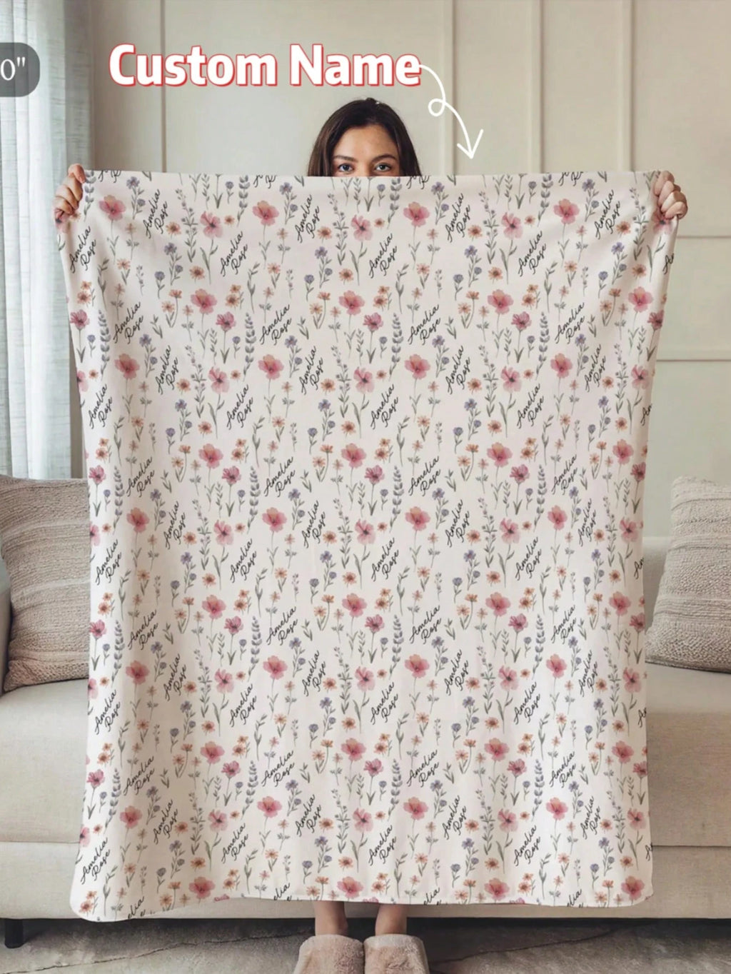 Custom Dog Picture Throw - Soft Comfort for Pet Owners