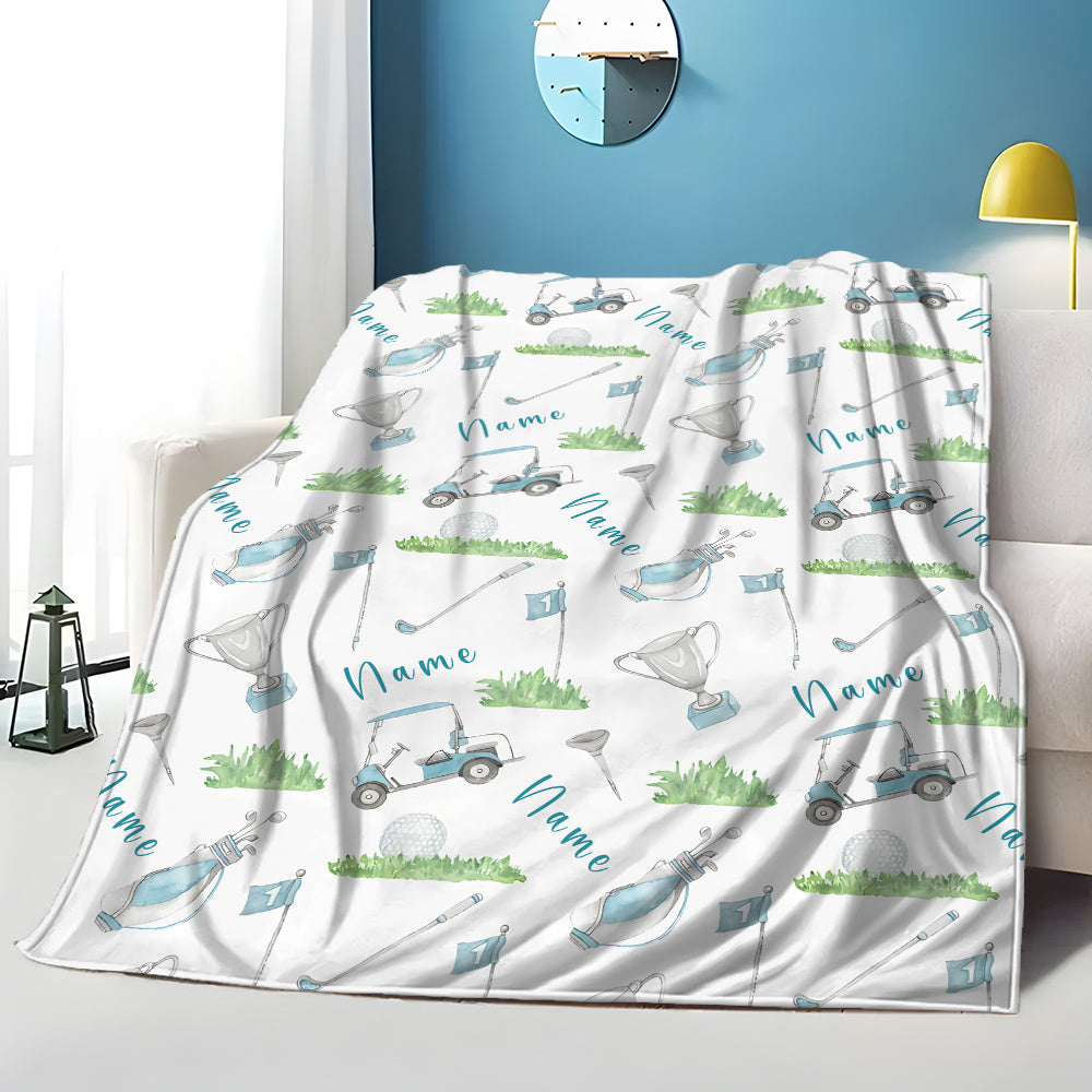 Personalized Dad Photo Throw - Cozy Family Memory Blanket