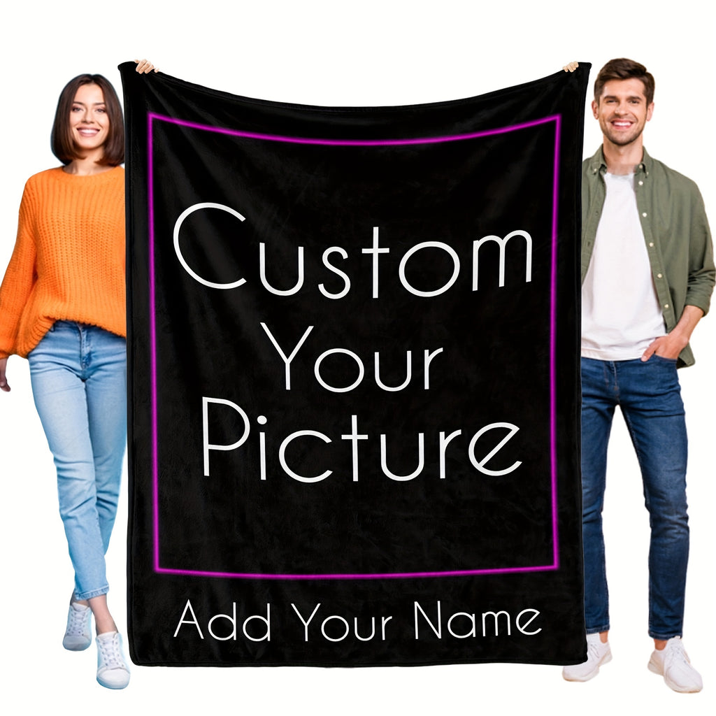 Custom Remembrance Comfort Throw - Personalized Family Photos and Stories