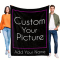 Custom Remembrance Comfort Throw - Personalized Family Photos and Stories
