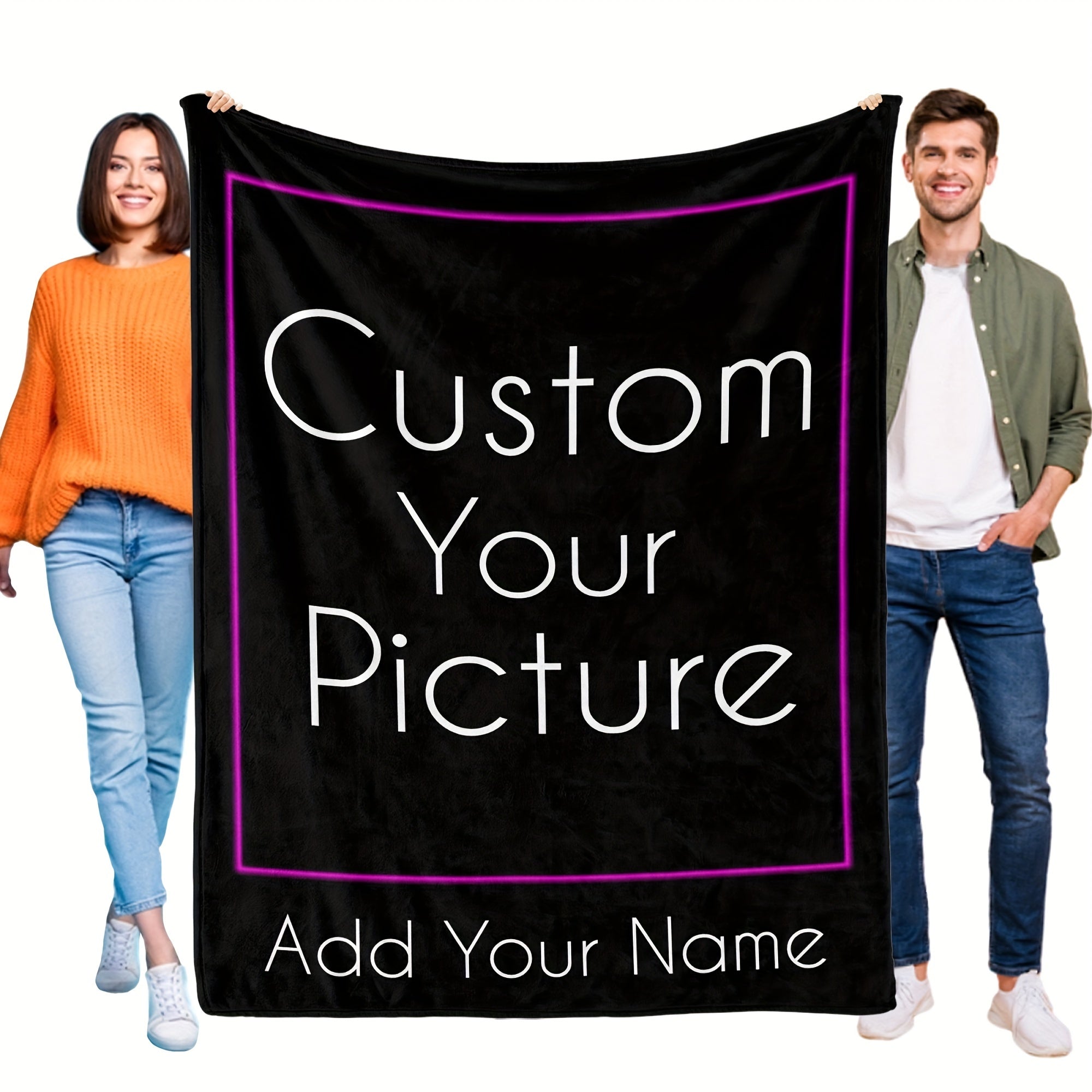 Custom Remembrance Comfort Throw - Personalized Family Photos and Stories
