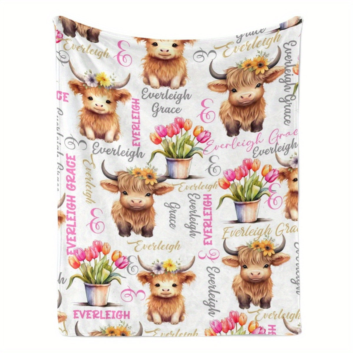 Personalized Family Blanket - Custom Photo Print Throw