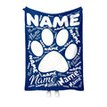 Custom Dad Keepsake Throw - Personalized Family Moments and Stories