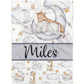 Personalized Dad Comfort Blanket - Custom Family Pictures and Memories