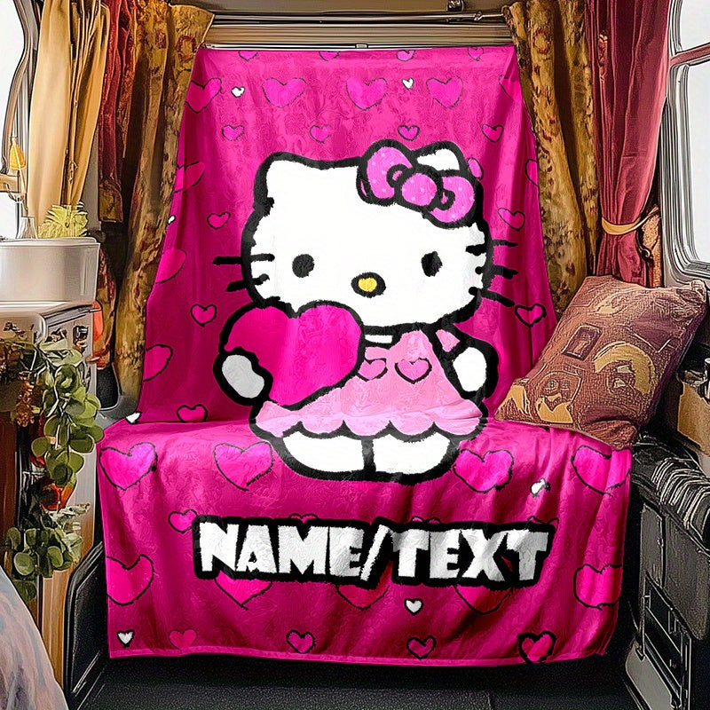 Personalized Cat Lover Blanket - Custom Cozy Pet Memory Collection