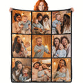 Personalized Wedding Story Throw - Custom Romantic Photo Collection