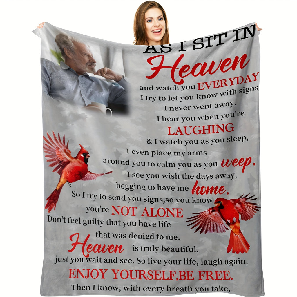 Custom Personalized Photo Blanket - Family Memory Gift