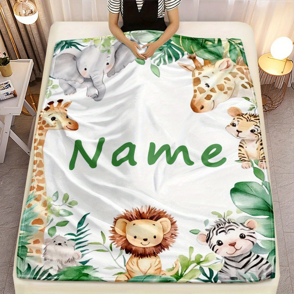 Custom Friendship Keepsake Throw - Personalized Cozy Blanket for Friends