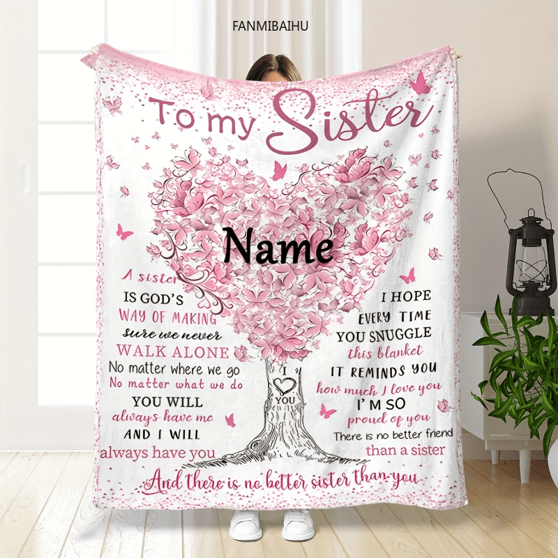 Personalized Christmas Photo Blanket - Cozy Seasonal Gift