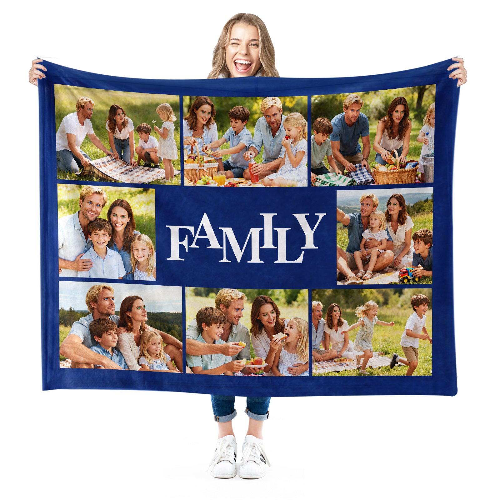 Custom Picture Memory Blanket - Soft Flannel Comfort