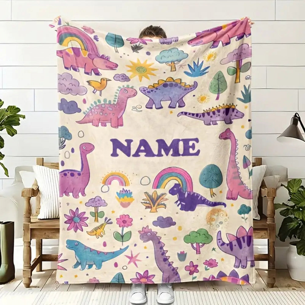 Personalized Family Decor Throw - Custom Cozy Photo Blanket