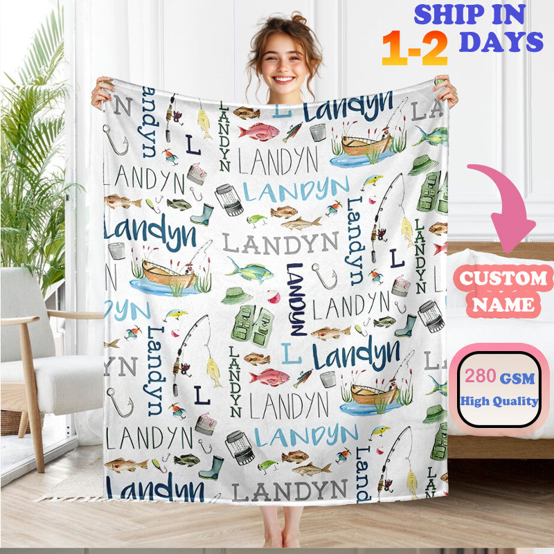 Personalized Family Throw Blanket - Soft Flannel Comfort