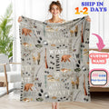 Custom Picture Throw for Couch - Personalized Comfort
