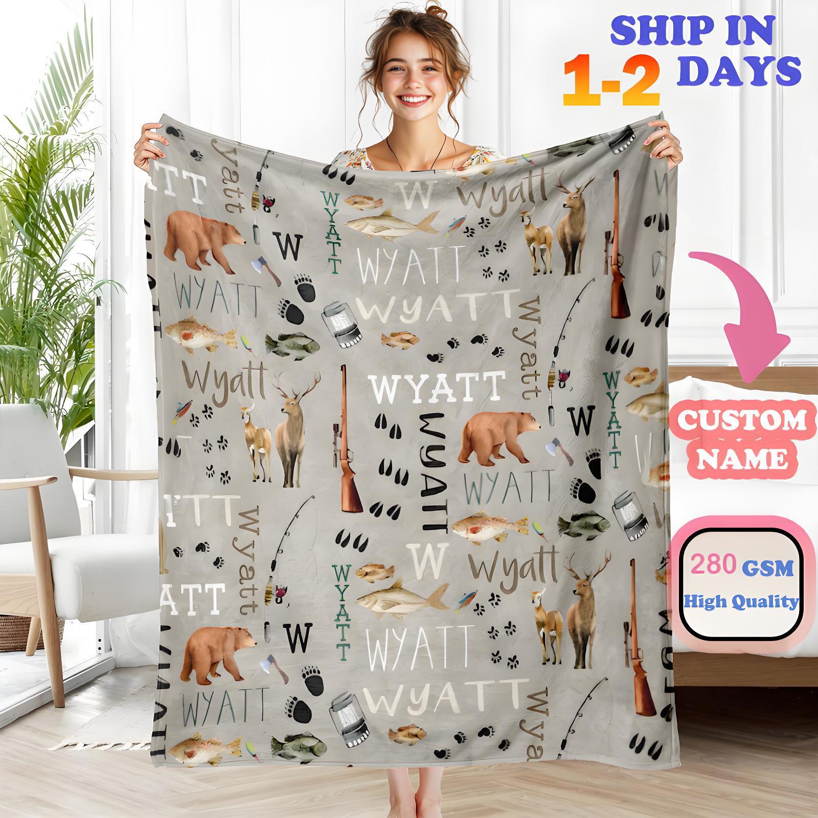 Custom Picture Throw for Couch - Personalized Comfort