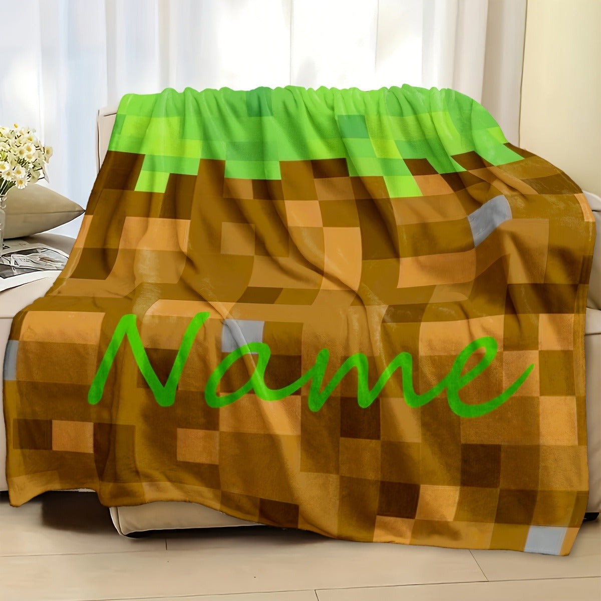 Custom Family Photo Throw - Personalized Blanket for Home and Travel Use