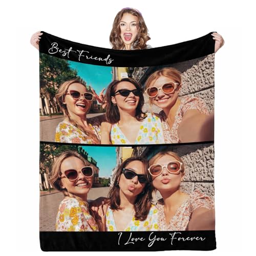 Custom Sofa Throw Blanket - Personalized Pictures for Daily Comfort