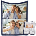 Personalized Photo Story Blanket - Custom Throw for Home Use