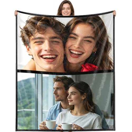 Custom Family Photo Blanket - Personalized Throw for Everyday Relaxation