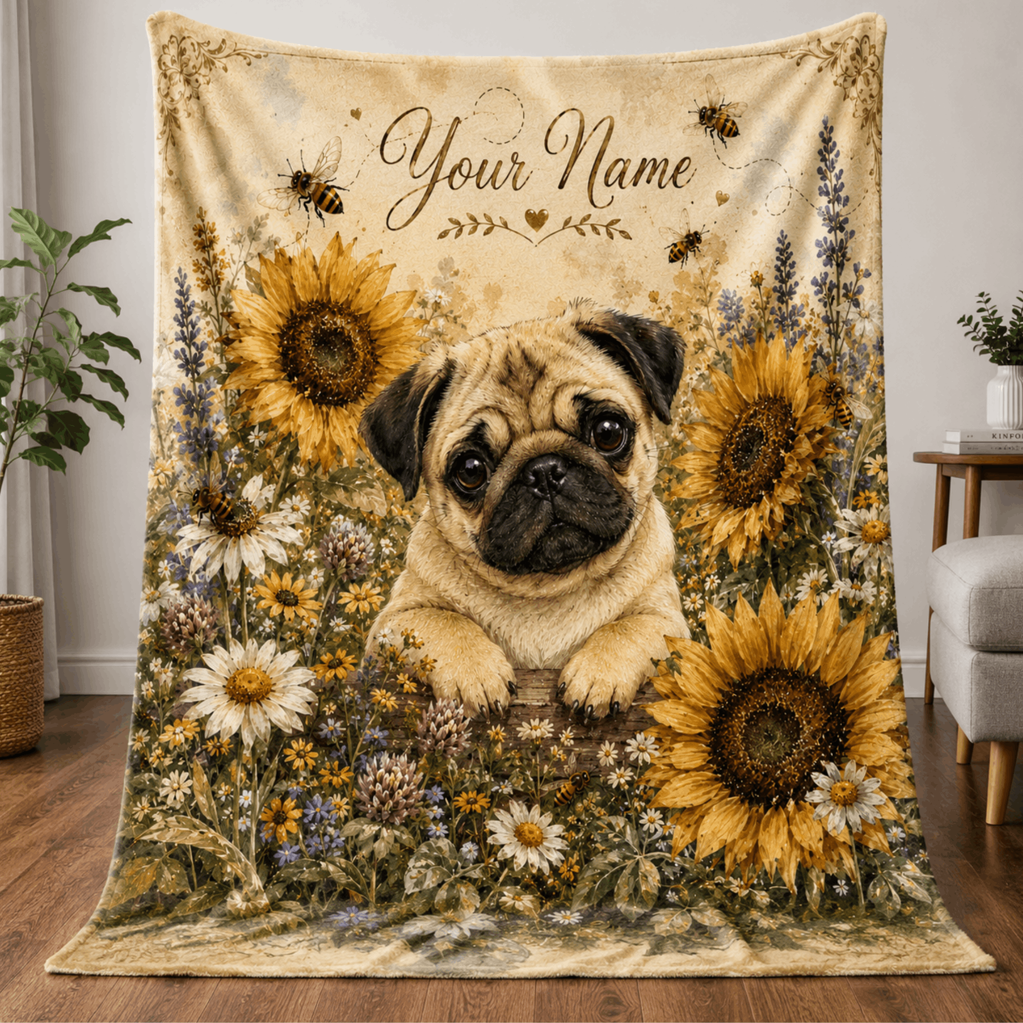 Custom Marriage Keepsake Blanket - Personalized Comfort Gift for Home