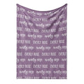 Personalized Keepsake Throw Blanket - Warm, Personal and Memorable