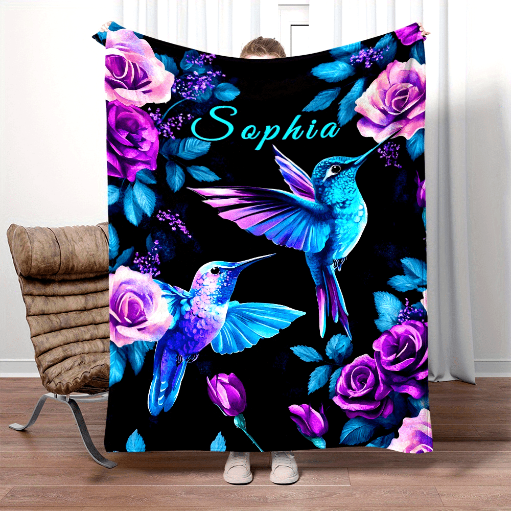 Custom Dad Comfort Throw - Personalized Family Moments and Memories