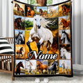 Custom Best Friend Comfort Blanket - Personalized Cozy Gift Design