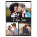 Custom Memory Blanket - Soft Photo Gift for Dad, Husband and Loved Ones