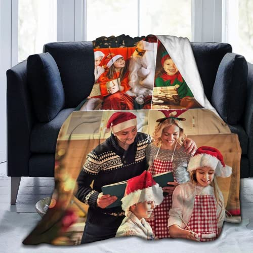 Custom Photo Throw Blanket - Personalized Picture Gift for Family Memories and Home Comfort